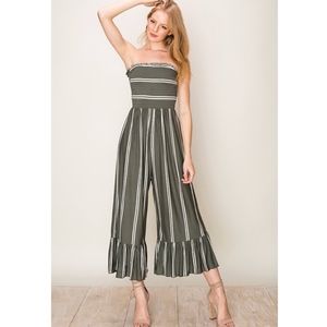 Striped Smock Tube Jumper